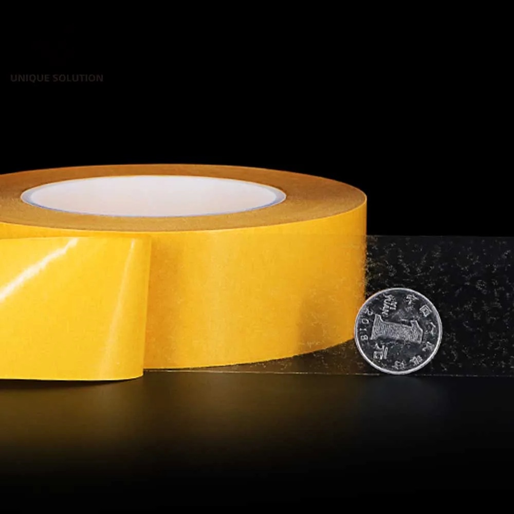 Двухсторонняя лента из ПЭТ устойчивая к высоким температурам 50 метров не