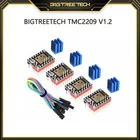 Драйвер BIGTREETECH TMC2209 V1.2 для шагового двигателя, драйвер TMC2208 UART VS TMC2130 для SKR V1.4 SKR 2 Mini E3 Ender 3, запчасти для 3D-принтера
