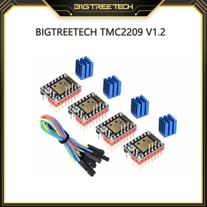 Драйвер BIGTREETECH TMC2209 V1.2 для шагового двигателя, драйвер TMC2208 UART VS TMC2130 для SKR V1.4 SKR 2 Mini E3 Ender 3, запчасти для 3D-принтера