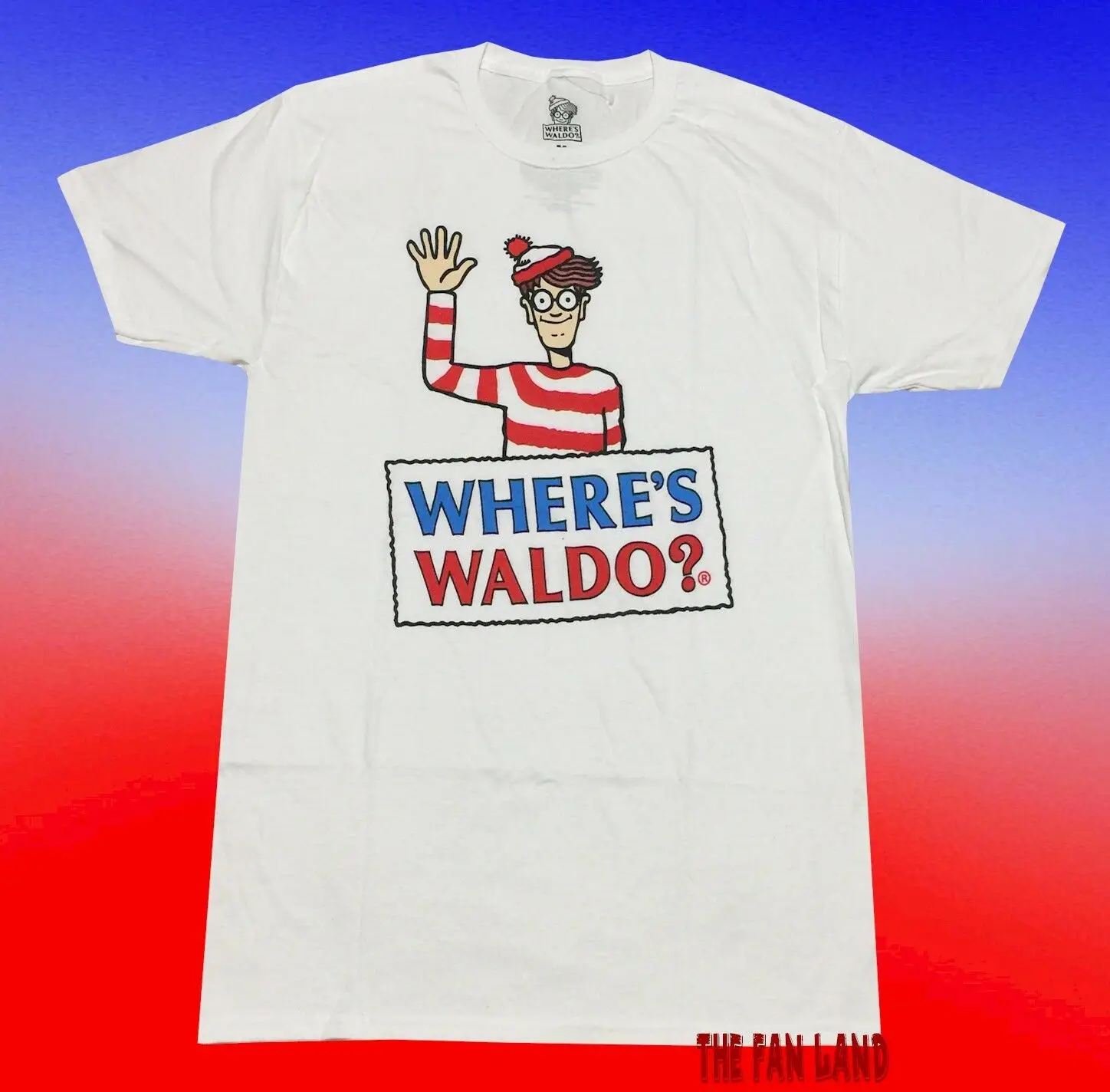 Новинка 1987 Мужская винтажная Ретро футболка Wheres Waldo | одежда