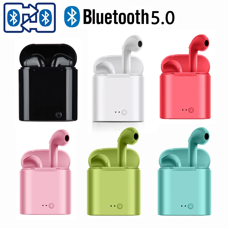 I7s tws беспроводные наушники Bluetooth 5 0 Handsfree In-ear спортивный музыкальный плеер