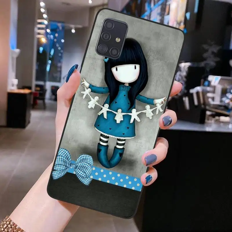 

Japan Santoro Gorjuss little girl Phone Case for Samsung S20 plus Ultra S6 S7 edge S8 S9 plus S10 5G lite 2020