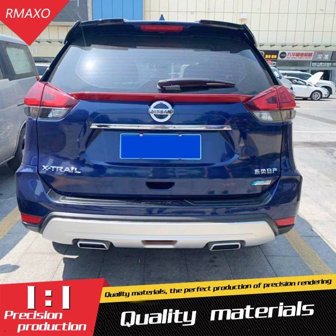 Спойлер на крышу для nissan x trail 2017 2019 АБС пластик цвет заднего крыла автомобиля