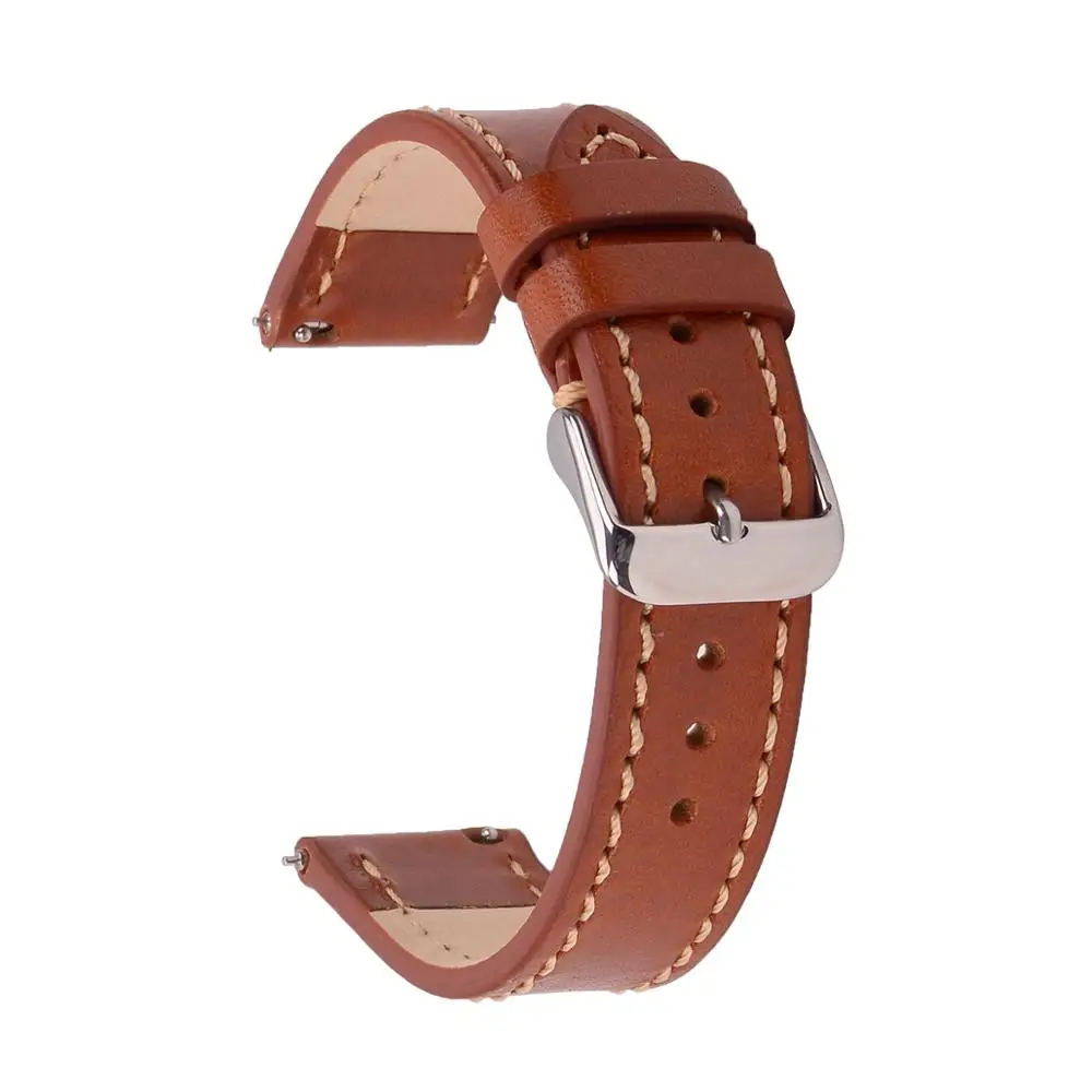 Ремешок из натуральной кожи для наручных часов 20 мм 22 | Наручные часы