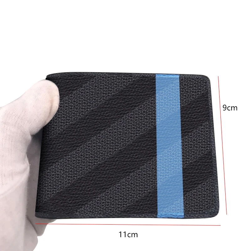 

2022 New Italian vvl Wallet Men's Leather Short wallet Luxury brand popular logo wallet trend Letterhead LOGO cowhide wallet