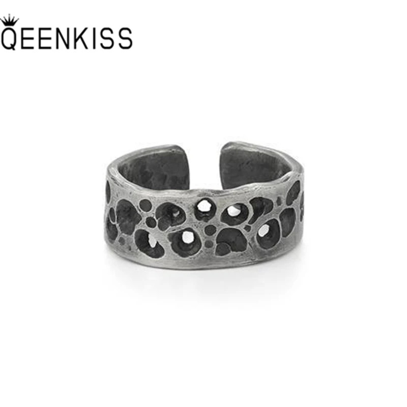 

Ювелирные изделия QEENKISS RG6788, оптовая продажа, модный мужской подарок на день рождения, свадьбу, в стиле ретро, кольцо из стерлингового серебр...