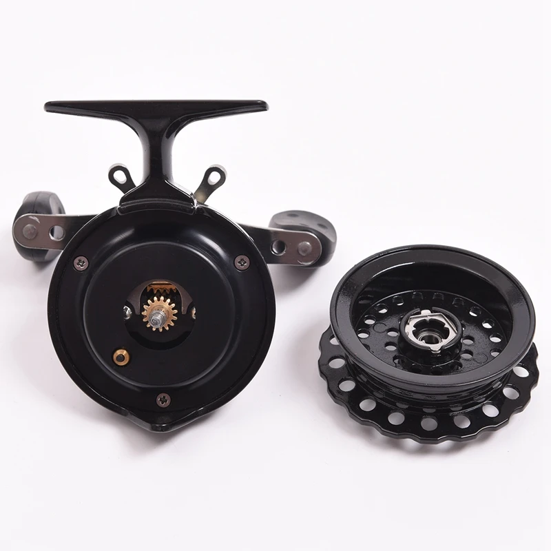 

LEO 1 Pair DWS60 4 + 1BB 2.6:1 65MM Fly Fishing Reel Wheel with High Foot Right & Left Hand Fishing Reel Wheels