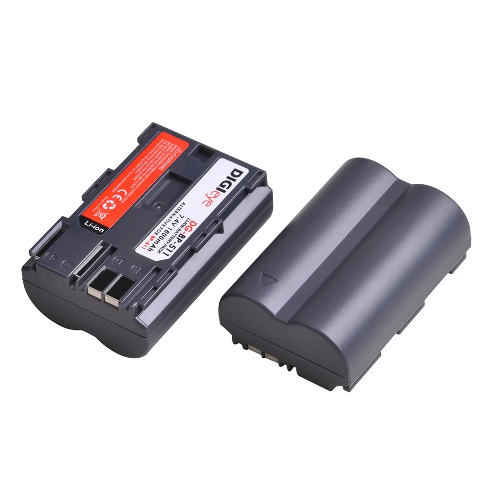 Фото BP-511A BP-511 BP 511 BP 511A BP511 BP511A Аккумулятор или светодиодный USB-зарядное устройство с двумя зарядными устройствами для Canon EOS 40D 300D 5D 20D 30D 50D 10D D60 G6 №3
