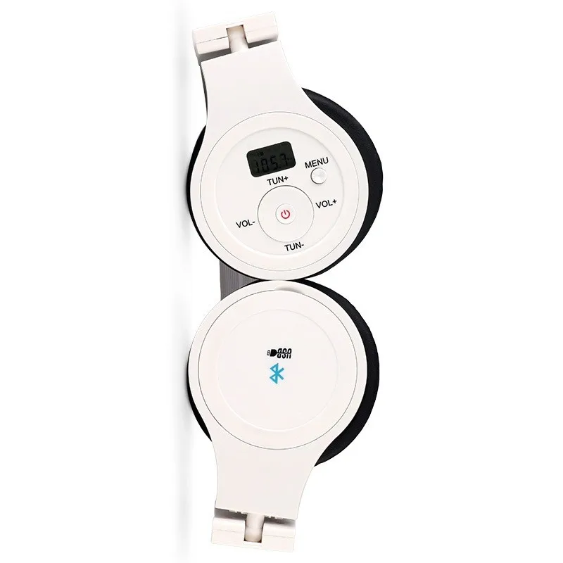TZT HRD-391 Беспроводная Bluetooth портативная Музыкальная гарнитура FM-радио наушники с