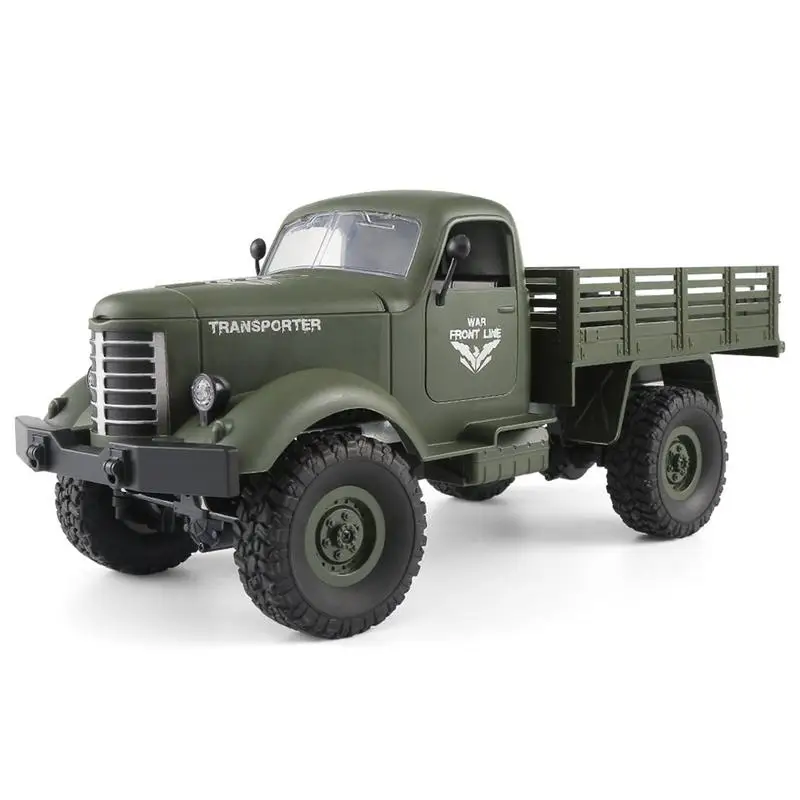 

JJR/C 1:16 Remote Control Car 2.4G 6WD Tracked Off-Road Military Truck RC Toys RTR Toys For Children Radio-controlled Toys Q61