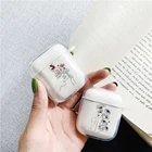 Прозрачный мягкий чехол из ТПУ для Apple Airpods 12, чехол с абстрактными линиями, чехол для наушников airpods Pro 3, силиконовый чехол для Bluetooth гарнитуры s