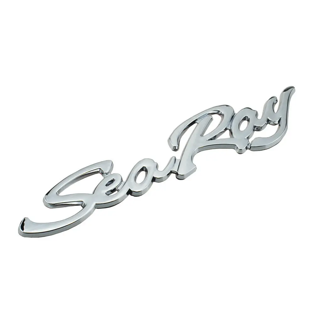 

1 шт., хромированный значок-эмблема с логотипом SEA RAY «SEARAY»
