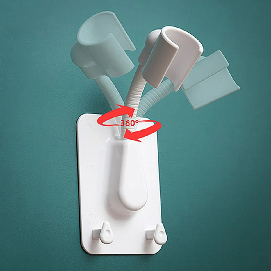 Универсальный Цветной держатель для душевой лейки регулируемый пластиковая