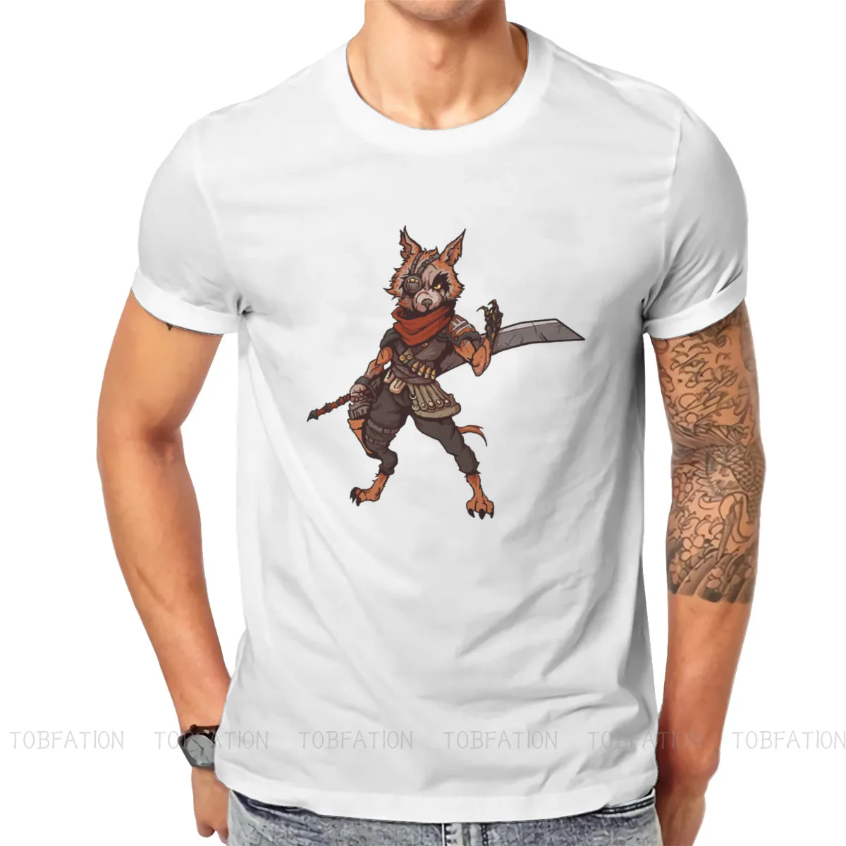

Biomutant Fighting Game Essential Tshirt Vintage Fashion Men's Streetwear Tops Large Cotton O-Neck T Shirt