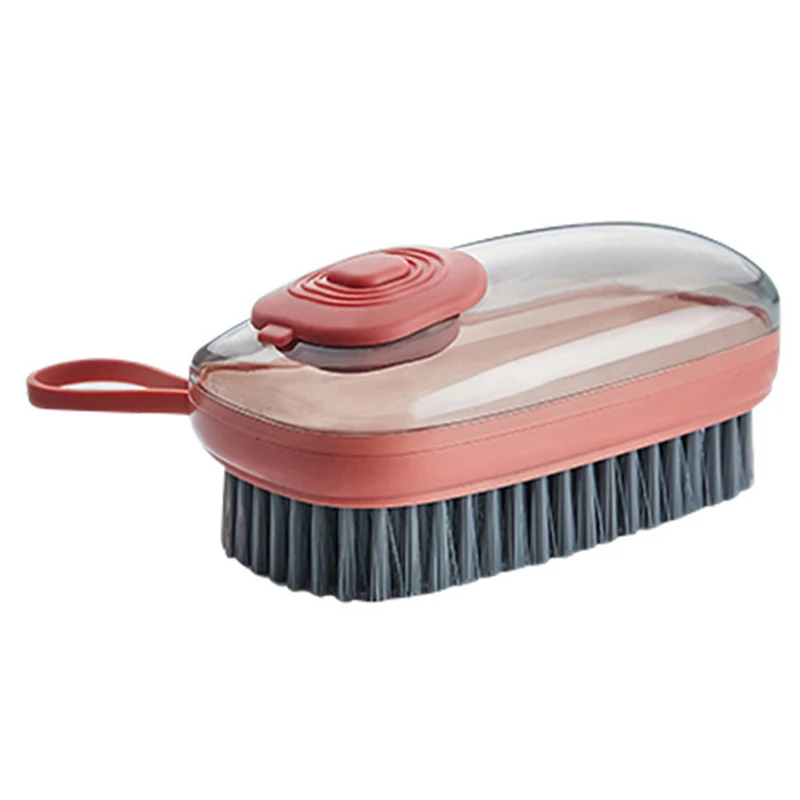 

Cleaning Brush Automatic Liquid Addition Laundry Household Multi Purpose Hard Wool Shoe Washing Tool ForBathroom Kitchen Laundry