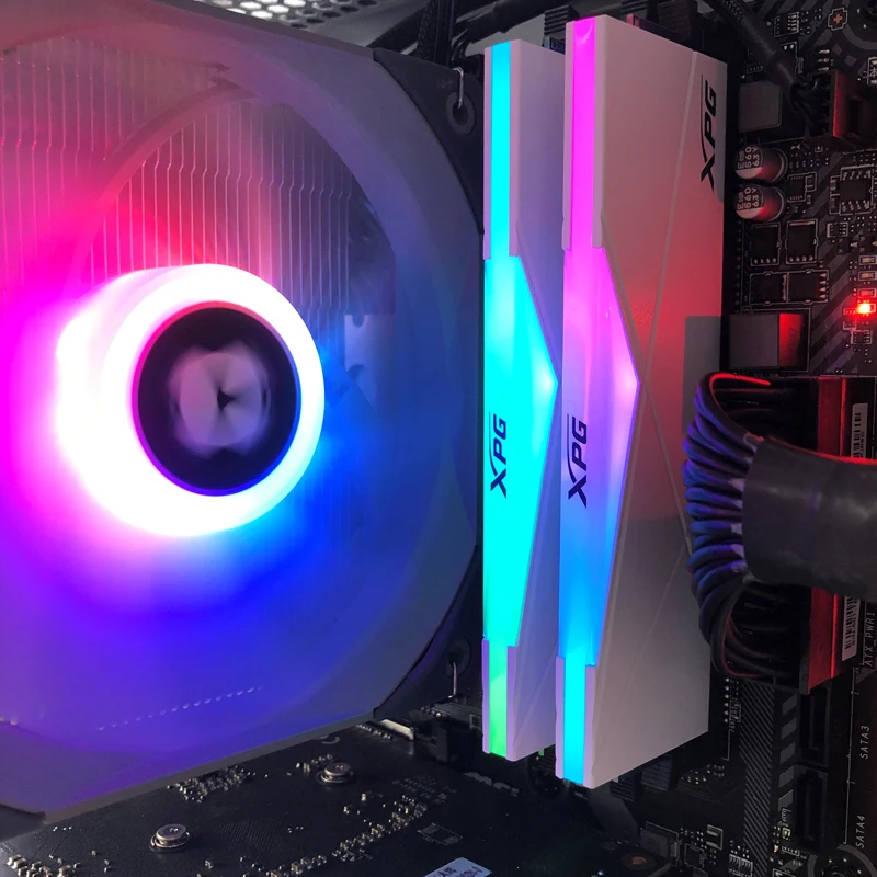 

ADATA XPG SPECTRIX D50 Memory 8GB 16GB 32GB DDR4 RGB Ram MODULE 3200MHz 3600MHz 4133MHz PC Desktop RAM Lighting Original-White