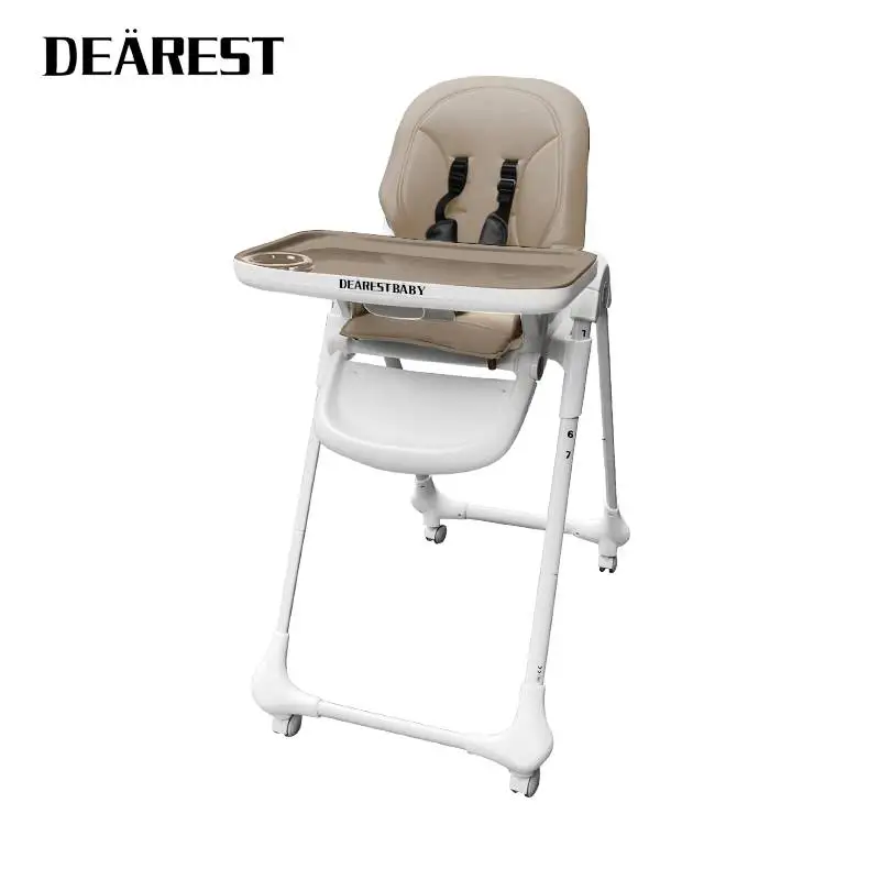 

Dearest 2021 New Baby Dining Chair Baby Chair Foldable chi fan zhuo Portable Seat Multi-Function Children