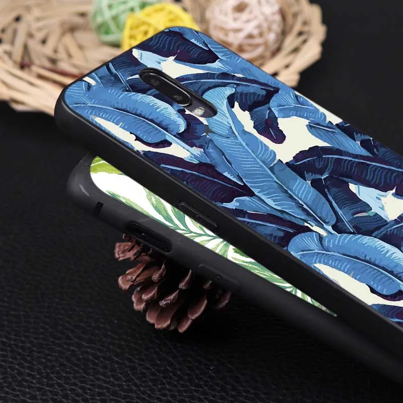 Phone Case for oneplus one plus 7 pro 7t 6 6t 5t Soft silicone Cover Tree Leaves |