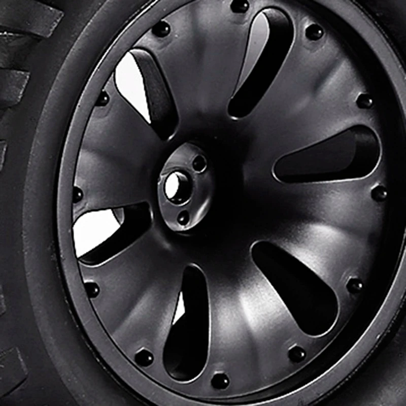 

4Pcs 1/10 Truck Wheels with Tyres for HSP Wltoys ZD Racing HPI Redcat LRP 1/10 Truck RC Car Parts