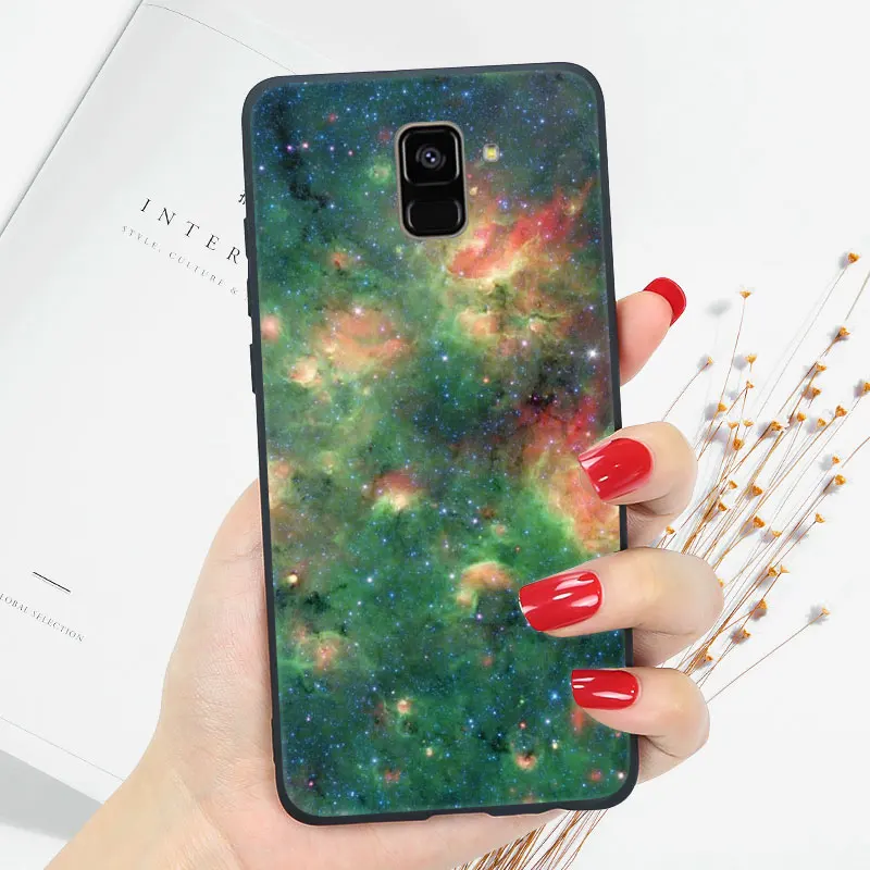xx18 Чехол для samsung J4 Plus чехол Galaxy J6 плюс J3 J5 J7 чехол Крышка Глянцевая блестящая Coque - Цвет: xx18