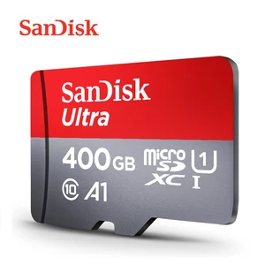 SanDisk карта памяти Micro SD, класс 10, 64 ГБ, 128 ГБ, 256 ГБ, 400 гб