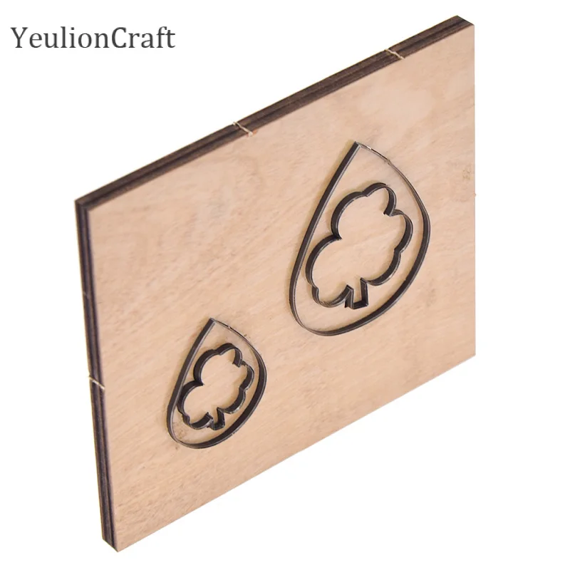 Chzimad Крылья Ангела висячие серьги металлические кожаные режущие Штампы