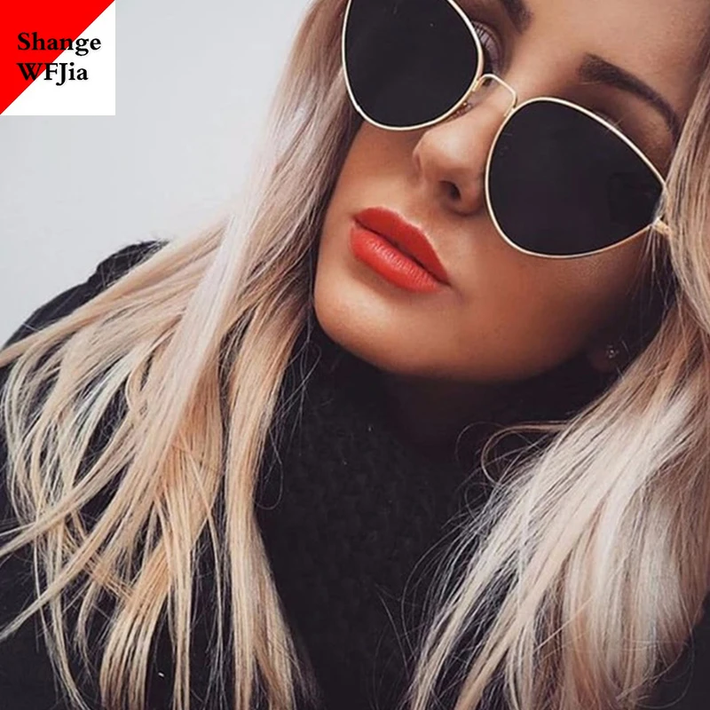 Солнечные очки кошачий глаз UV400 женские пикантные винтажные солнцезащитные
