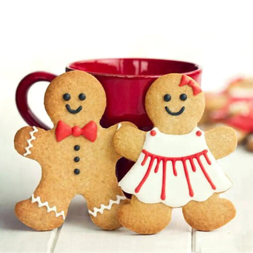 1 пара рождественские инструменты для печенья из алюминиевого сплава пряники