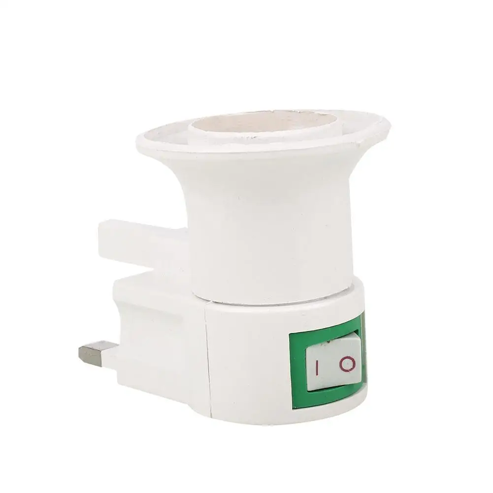 Адаптер для ламп штепсельная вилка Великобритании E27 лампа конвертера аксессуар