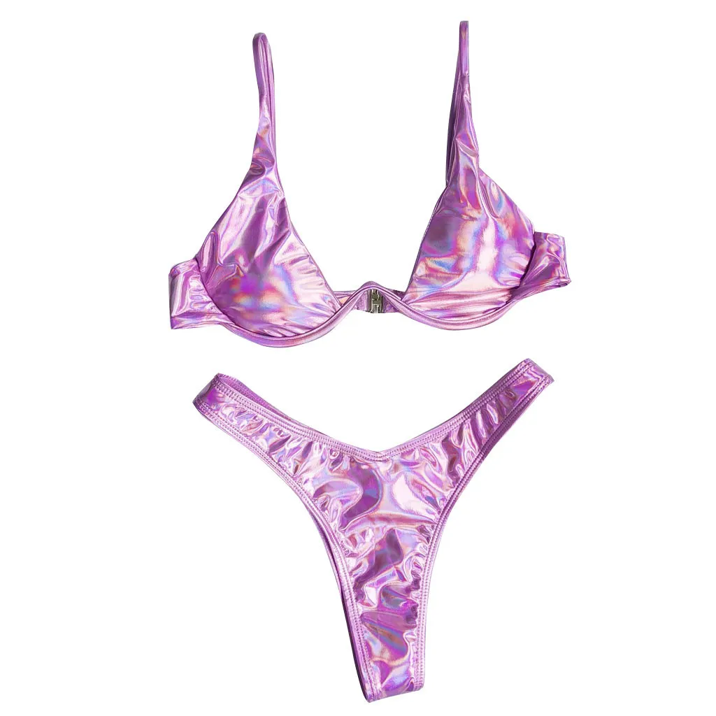 Прямая поставка сексуальный бразильский комплект бикини с пуш ап без подкладки