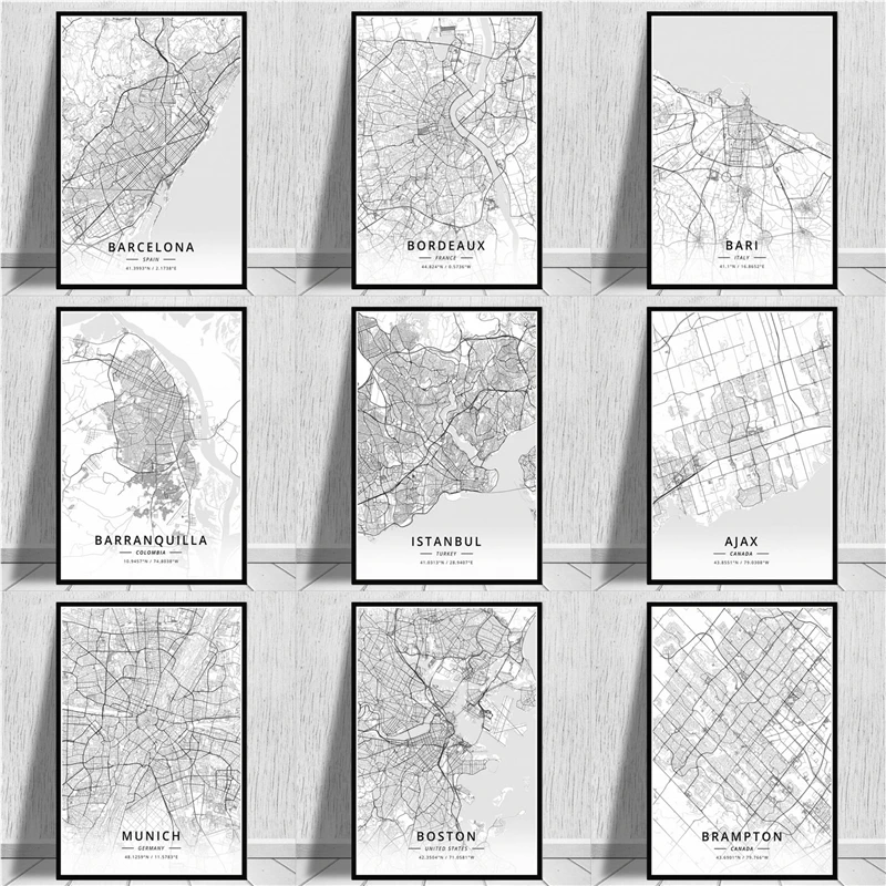 Постер с картой Манчестер Мекка франко-немецкий постер изображением всемирно