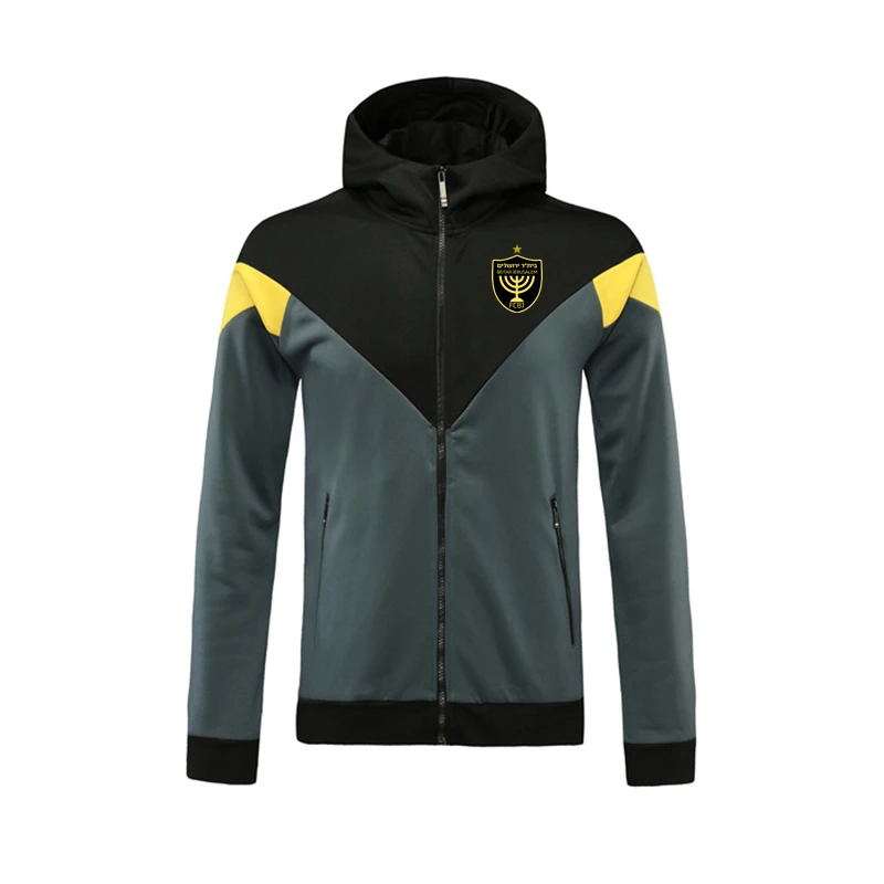 

Beitar Jerusalem Fleece Football Tracksuit Soccer Jacket Training Survetement Hoodies Coat