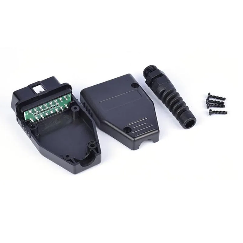 OBD 16Pin OBD2 разъем 2 16 Pin адаптер II OBDII J1962 соединитель автомобильный диагностический