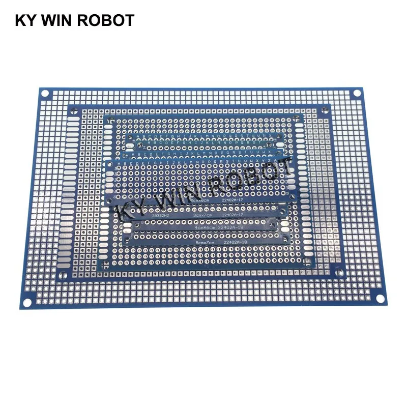 2x8 3x7 4x6 5x7 7x9 8x12 10x15 cm Double/Single Side Prototype DIY Universal Printed Circuit PCB Board Protoboard For Arduino