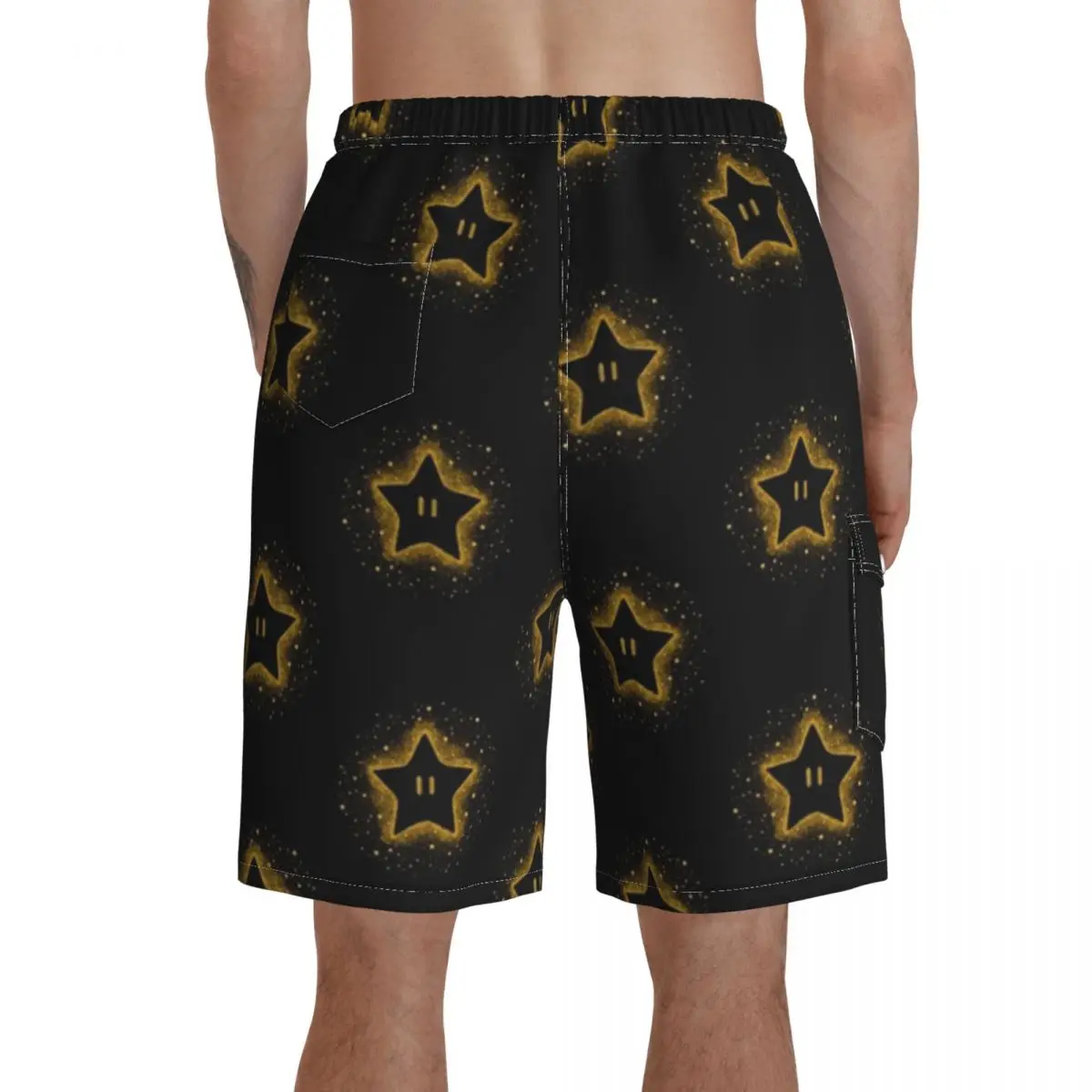 

Star Board Shorts Bathing Swimming Trunks Polyester Funny Men Swim Trunks