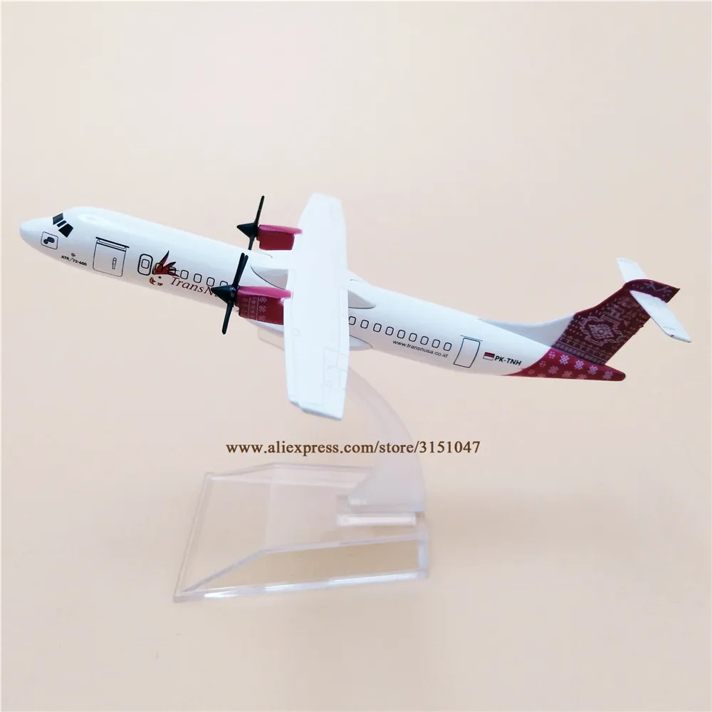 16 см Air transmusa ATR ATR72 600 PK TNH Airlines модель самолета из сплава металла литья под