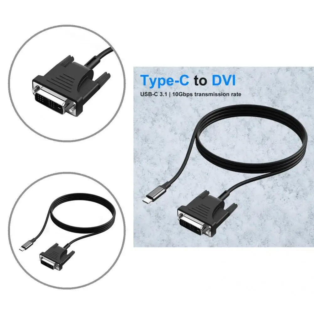 

Stable Signal Portable Type-C to DVI Video Converter Cord for Macbook Pro