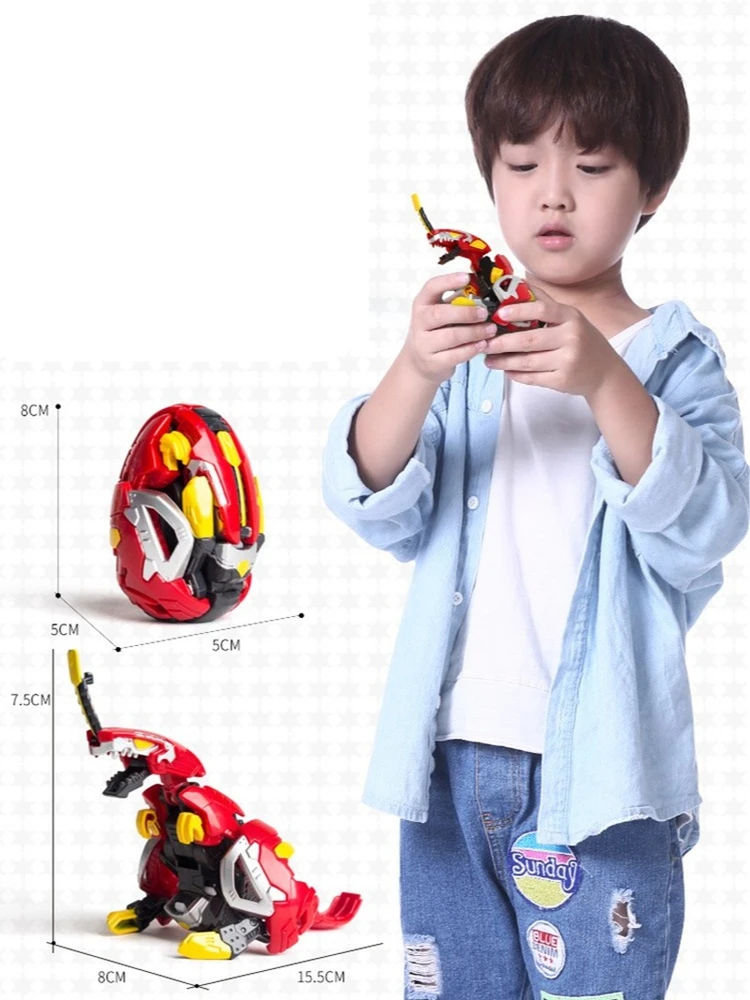 

BAKUGANES Anime Deformation Toy Carbot Egg Automatic Transform Dinosaur Egg Boys Deformation Robot Tyrannosaurus Pterodactyl Toy