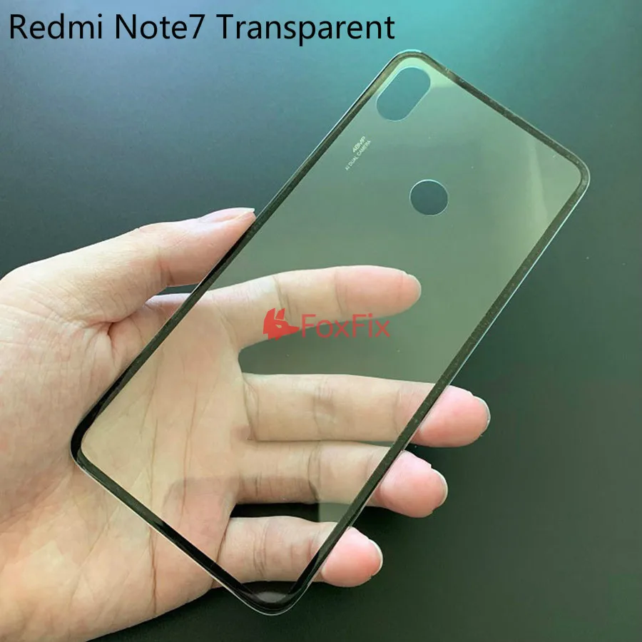 Задняя крышка батарейного отсека для Xiaomi Redmi Note 7 Pro стеклянная Note7 задняя 7|Корпусы