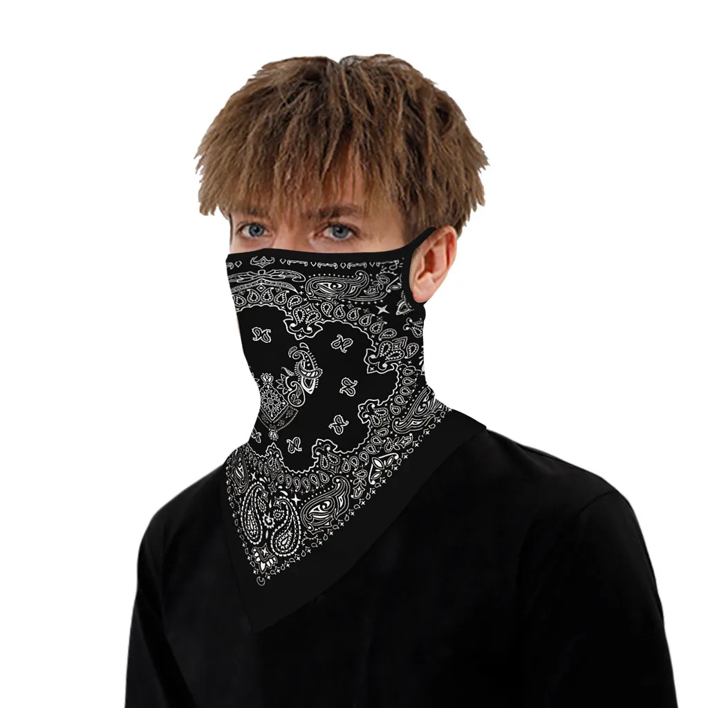 Ушная маска шарф универсальный, многоразовый, стираемый, защищает от ветра голову, шею и лицо.