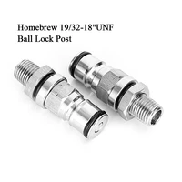 ball lock post pressure relief valve cornelius beer keg homebrew 1932 18 ball lock post with 14inch bulkhead corny keg adapter
