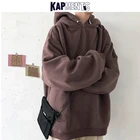 Толстовка мужская с капюшоном, на флисе, в стиле хип-хоп