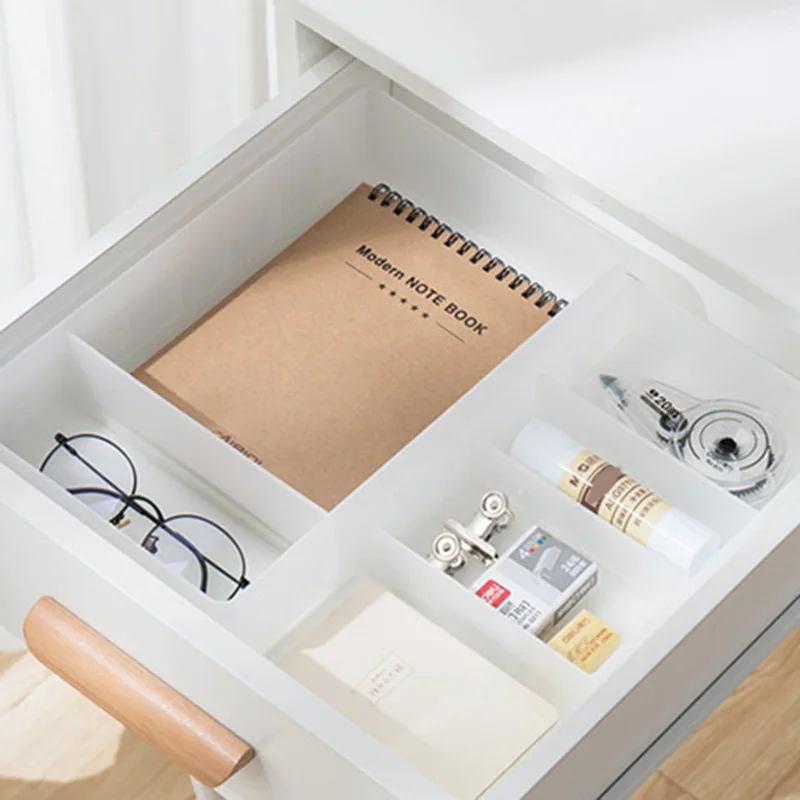 Newly Clapboard Desk Drawer Storage Box Kitchen Bathroom Simple Separation Sock Cosmetic VA88 |