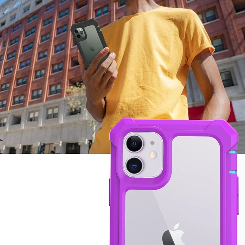 360 Защитный стильный противоударный чехол контрастных цветов для Apple IPhone SE(2020) 11 Pro