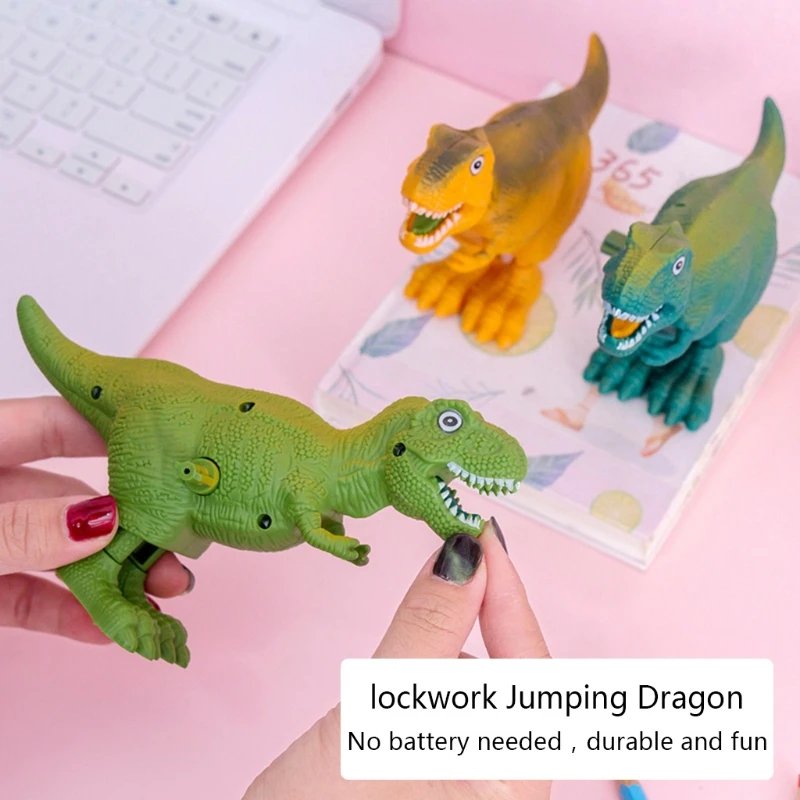 

72XC Novelty Dinosaur Wind Up Toys Clockwork Walking Kid Classic Educational Toy Gift