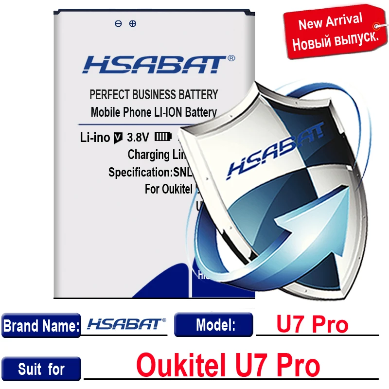 Аккумулятор HSABAT 4050 мАч для Oukitel U22 Bateria для Oukitel C3/C5 C5 Pro/C11 C11 Pro/U7 Plus/U7 Pro/C8 - Цвет: for Oukitel U7 Pro