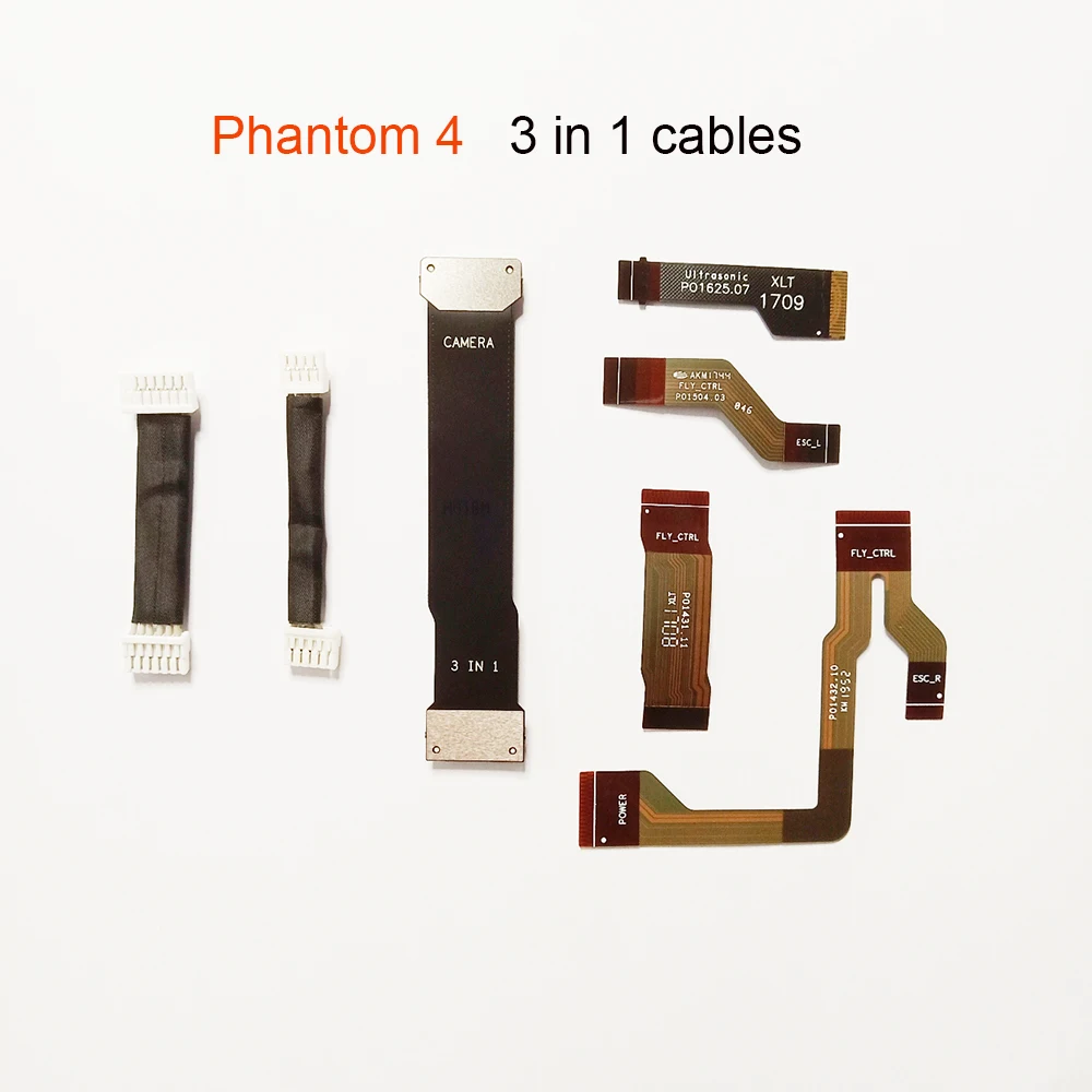 Brand New Original Phantom 4 & P4 Adv & Pro gimbal Flexible flat cable  3 in 1 Cables For DJI Drone Replacement  Repair Parts