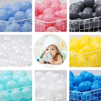 100pcslot dry pool balls ocean wave ball soft pool toys colorful kid swim pit game 7cm funny outdoor indoor christmas present