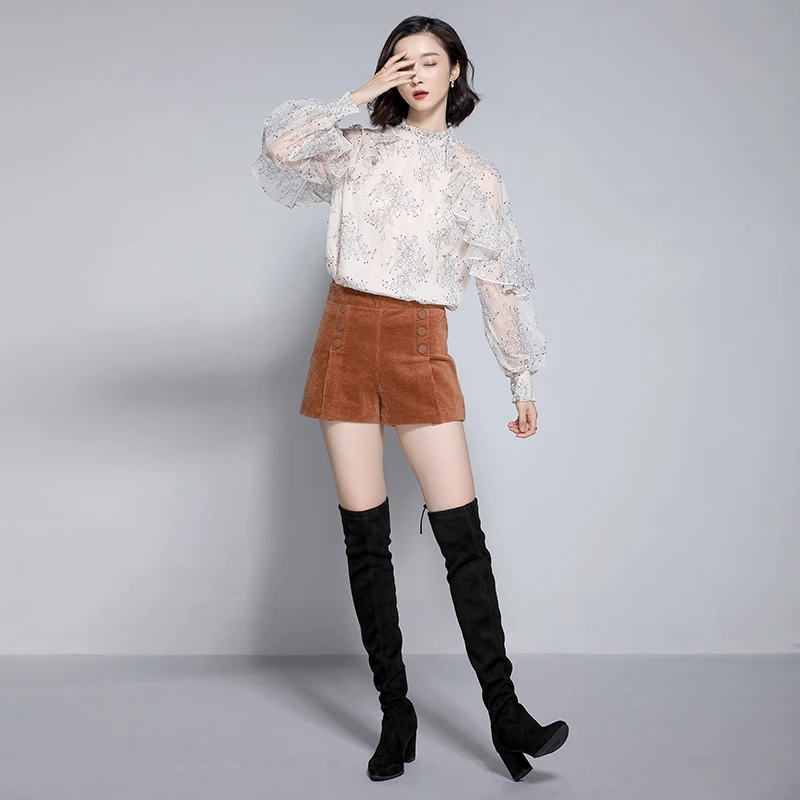 

Spring Summer Blouse Women Clothes 2020 Korean Ruffle Chiffon Blouse Womens Tops and Blouses Elegant Shirt Camisas Mujer MY2315