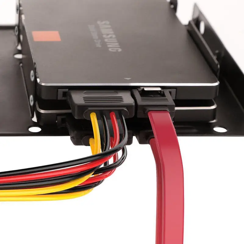 2 5 до 3 дюймов HDD SSD монтажный комплект адаптер кронштейн SATA кабель питания данных